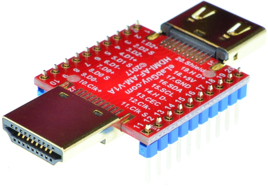 HDMI Type A Female to HDMI Type A Male pass through adapter